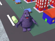 Grimace Shake City Chaos