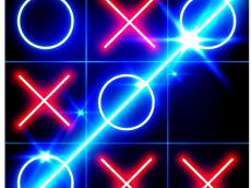 Tic Tac Toe glow - Free Puzzle Game